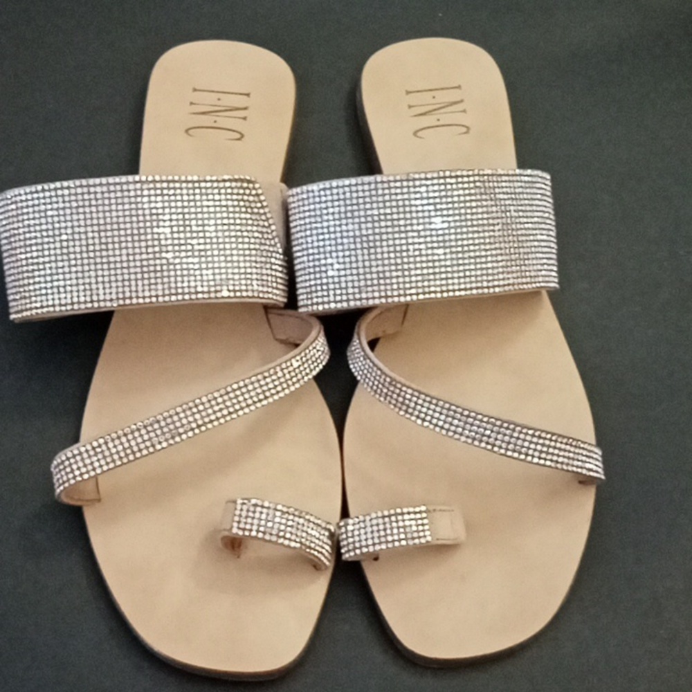 Inc rhinestone sandals size8 1/2